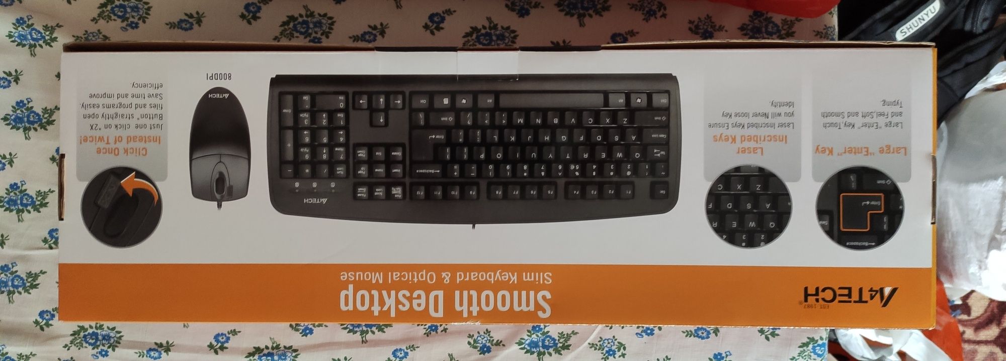 Продам комплект клавиатура + оптическая мышь