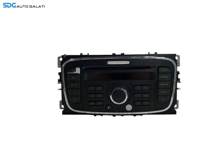 Radio CD Player Ford Focus 2 2004 - 2010 Cod 7M5T-18C815-BC 7M5T18C815BC (Butoane Sterse) [L6481]