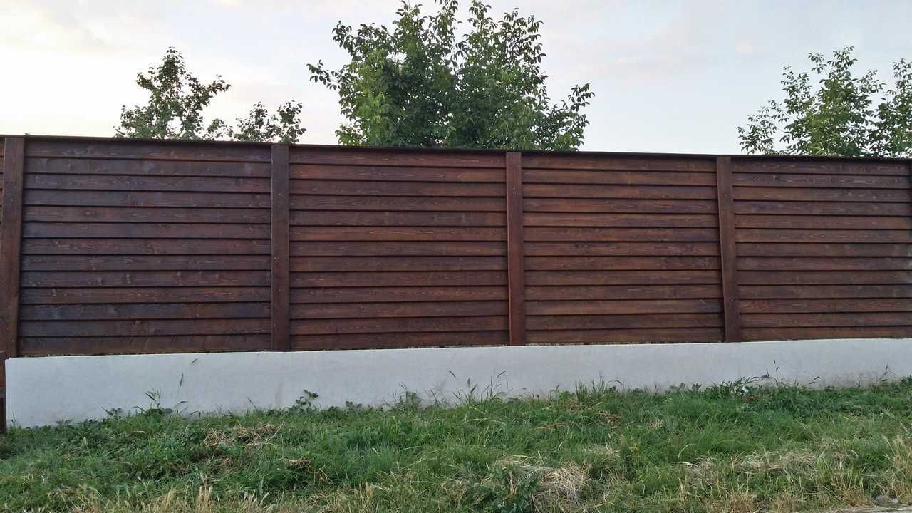 Construim garduri din sipca metalica, jaluzele, tabla, plasa si BCA
