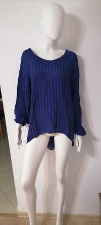 Bluza Armani Exchange, in dungi albastru/negru, marime S, M, L - noua