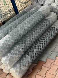 Плетена поцинкована и PVC мрежа