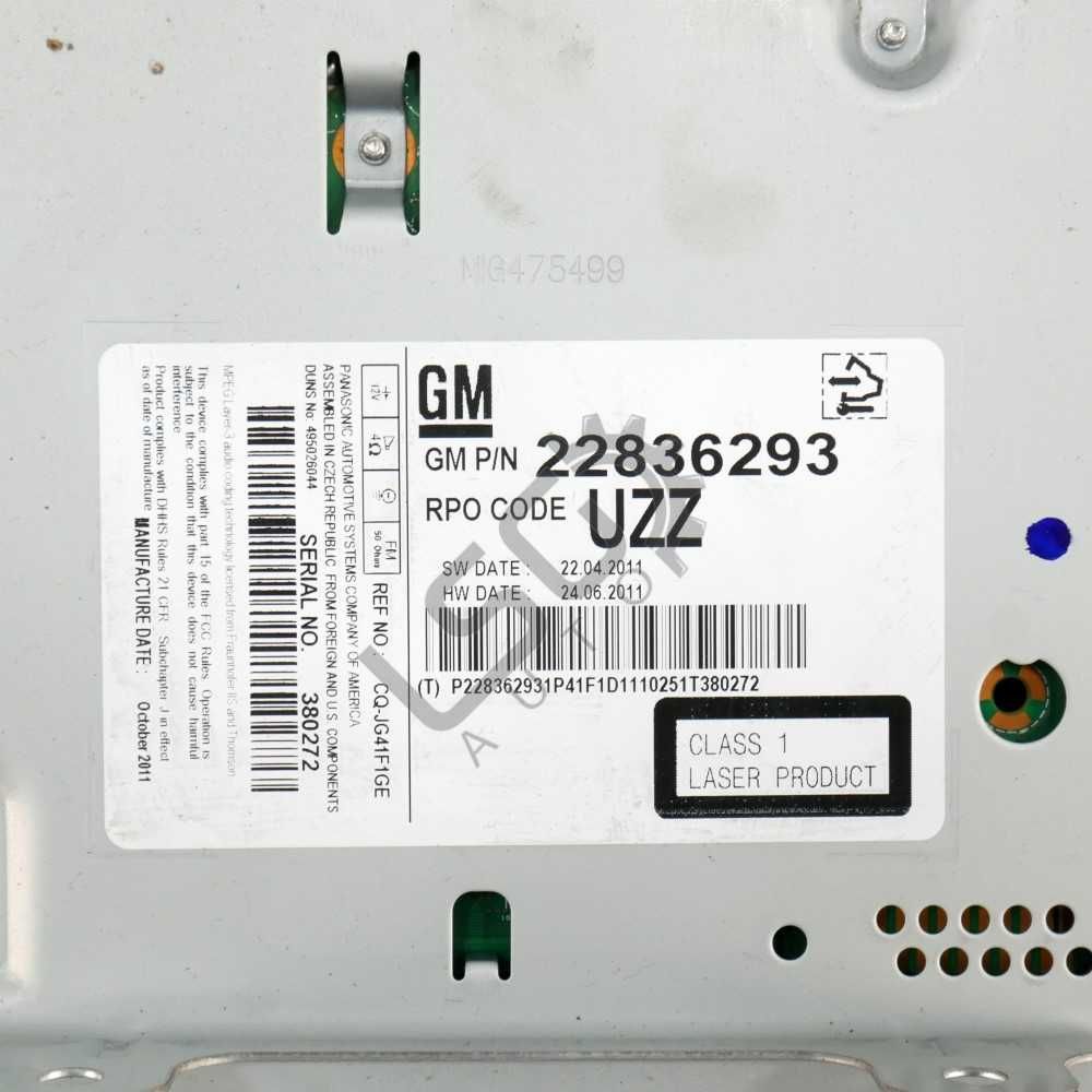 CD плеър Opel Astra (J) 2010-2018 ID: 137502