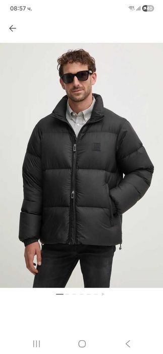 Продавам яке с гъши пух Емпорио Армани