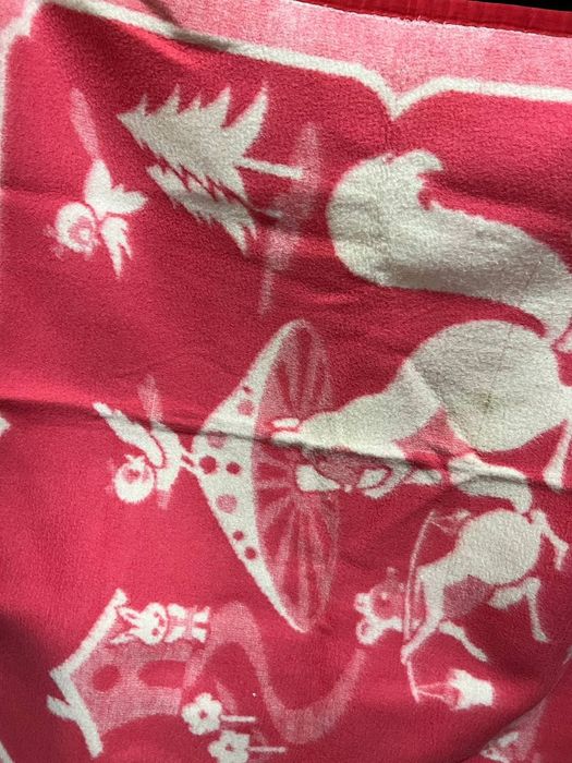 Детское советское шерстяное одеяло