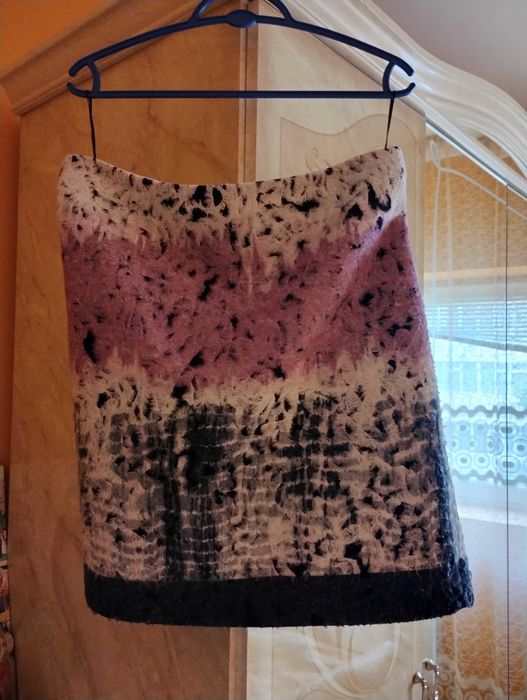 Fustă groasă în degrade