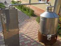 Cazan Inox Alimentar .tuica/palinca , 200 litri net