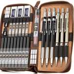Set de 30 de creioane mecanice cu carcasă din piele,  Nicpro