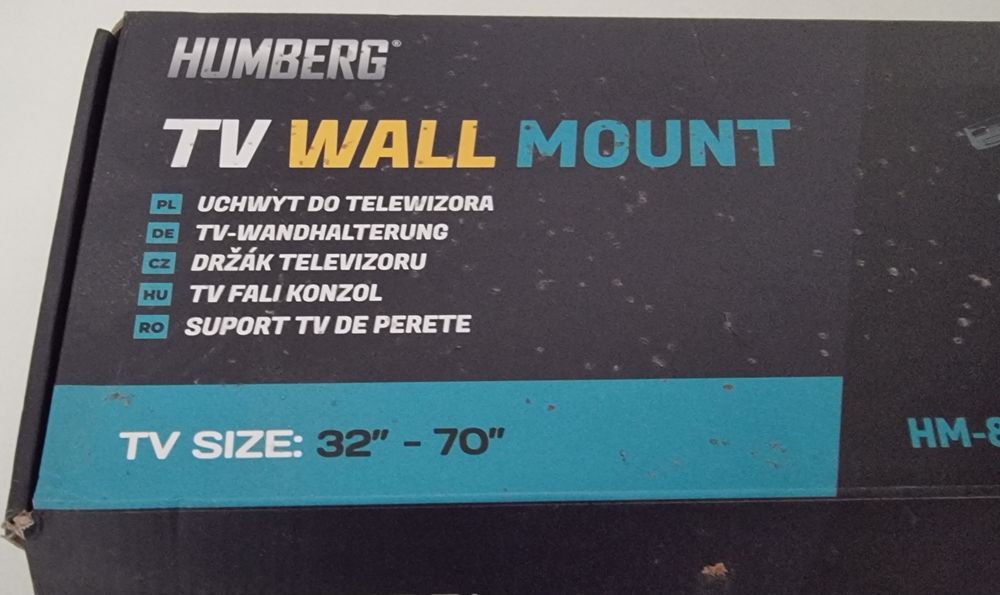 Suport TV de perete, brat reglabil, LCD / LED, 32 - 70 inch, Negru