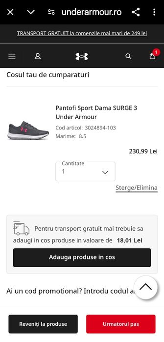 Under Armor dama
