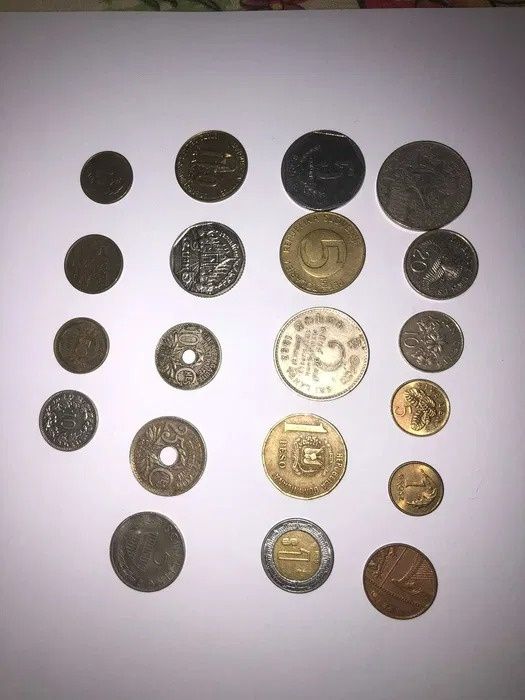 Monede din 14 tari de vânzare