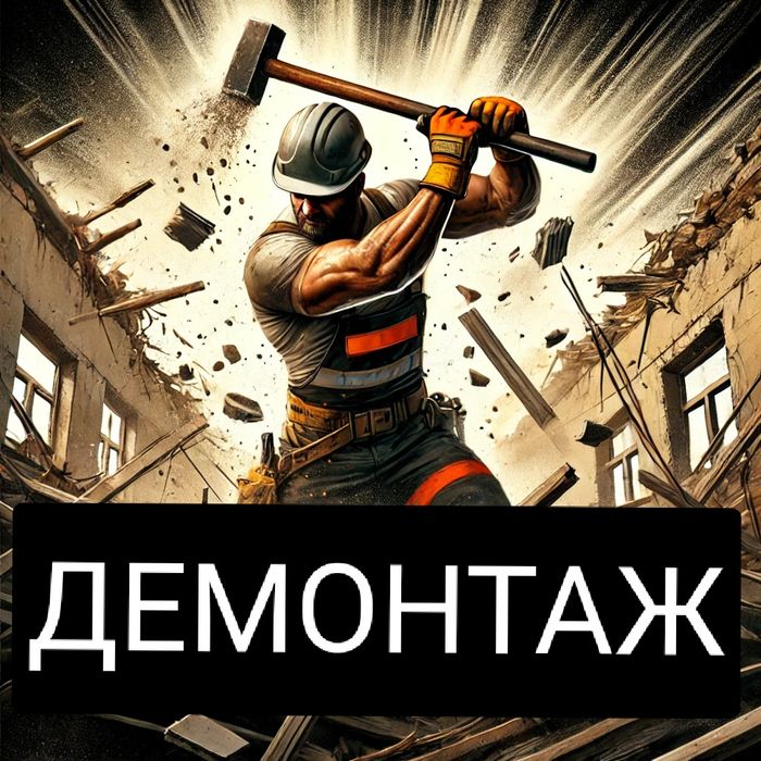 ДЕМОНТАЖ, СНОС, РАЗБОР любой сложности