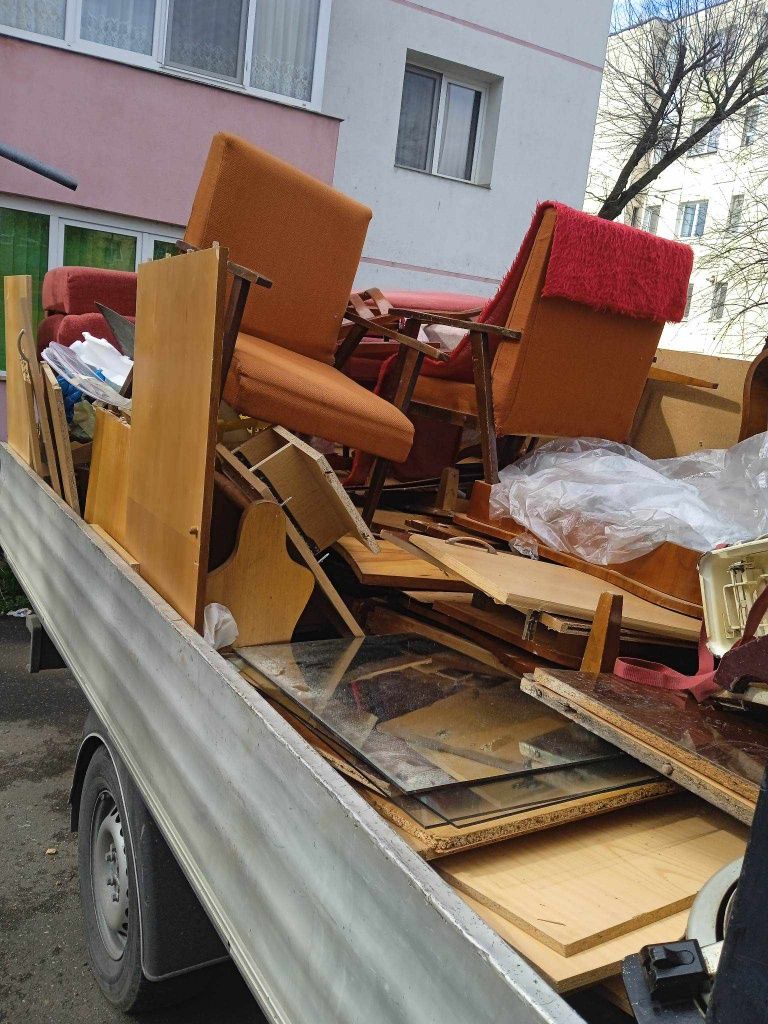Transport moloz deșeuri mobila mutări debarasari golim locuinte