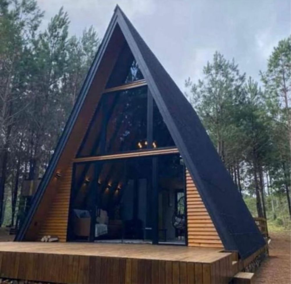 Construim cabane A frame