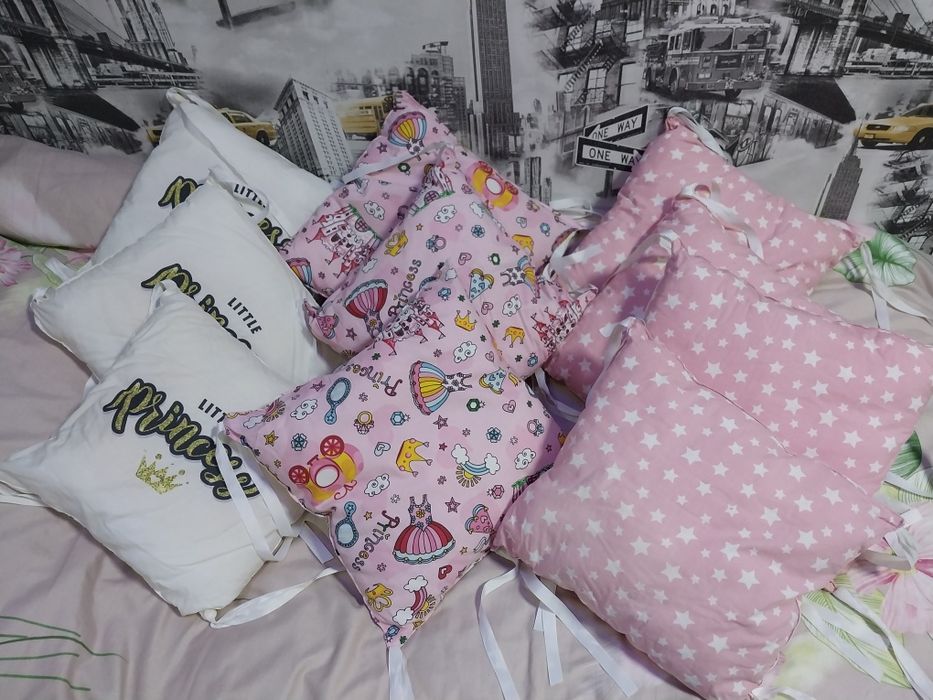 Бортики подушки для новорожденных