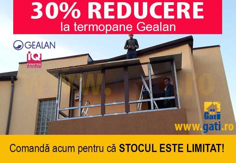 Geamuri termopan Gealan - Azi 30% REDUCERE în Domnești