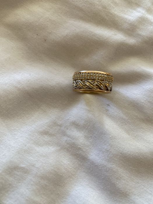 Verigheta aur 14k model deosebit, se poate purta si ca inel .