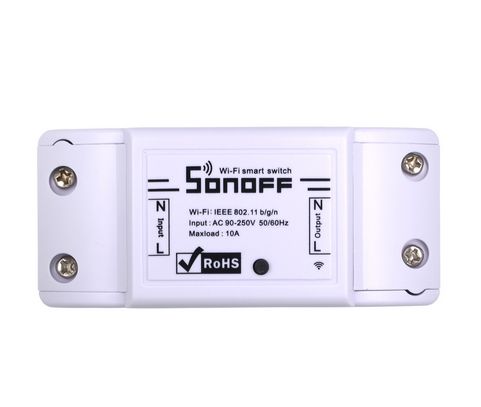 Sonoff Basic R2- 10А WiFi смарт реле (прекъсвач) безжично упраление