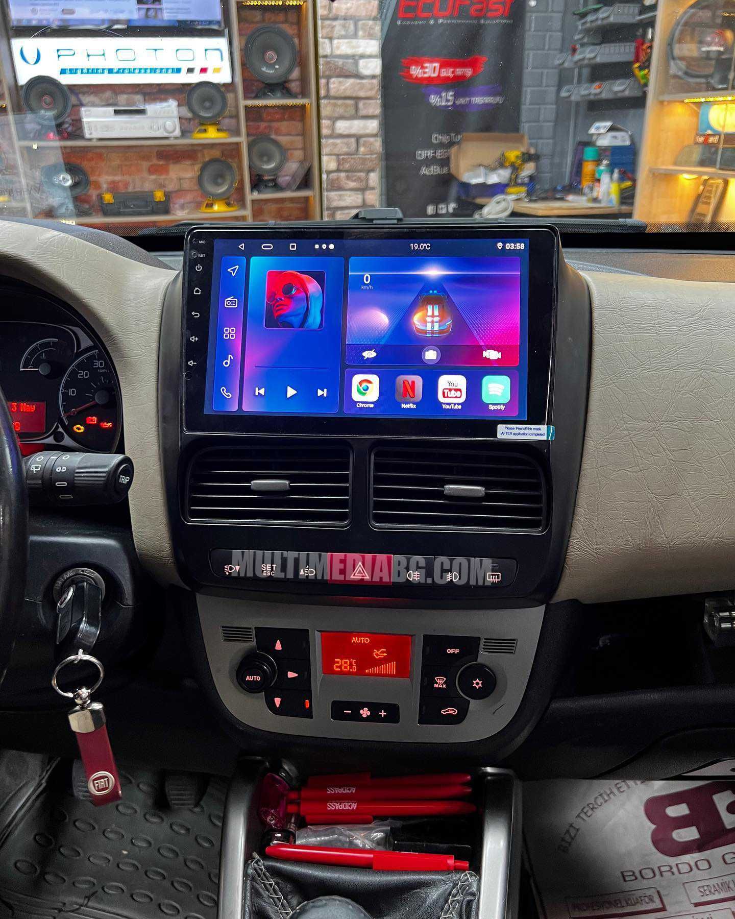 Fiat Doblo 2 2010 - 2014 Мултимедия Навигация Android