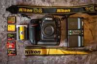 NIKON D4 body + 5 carduri CF