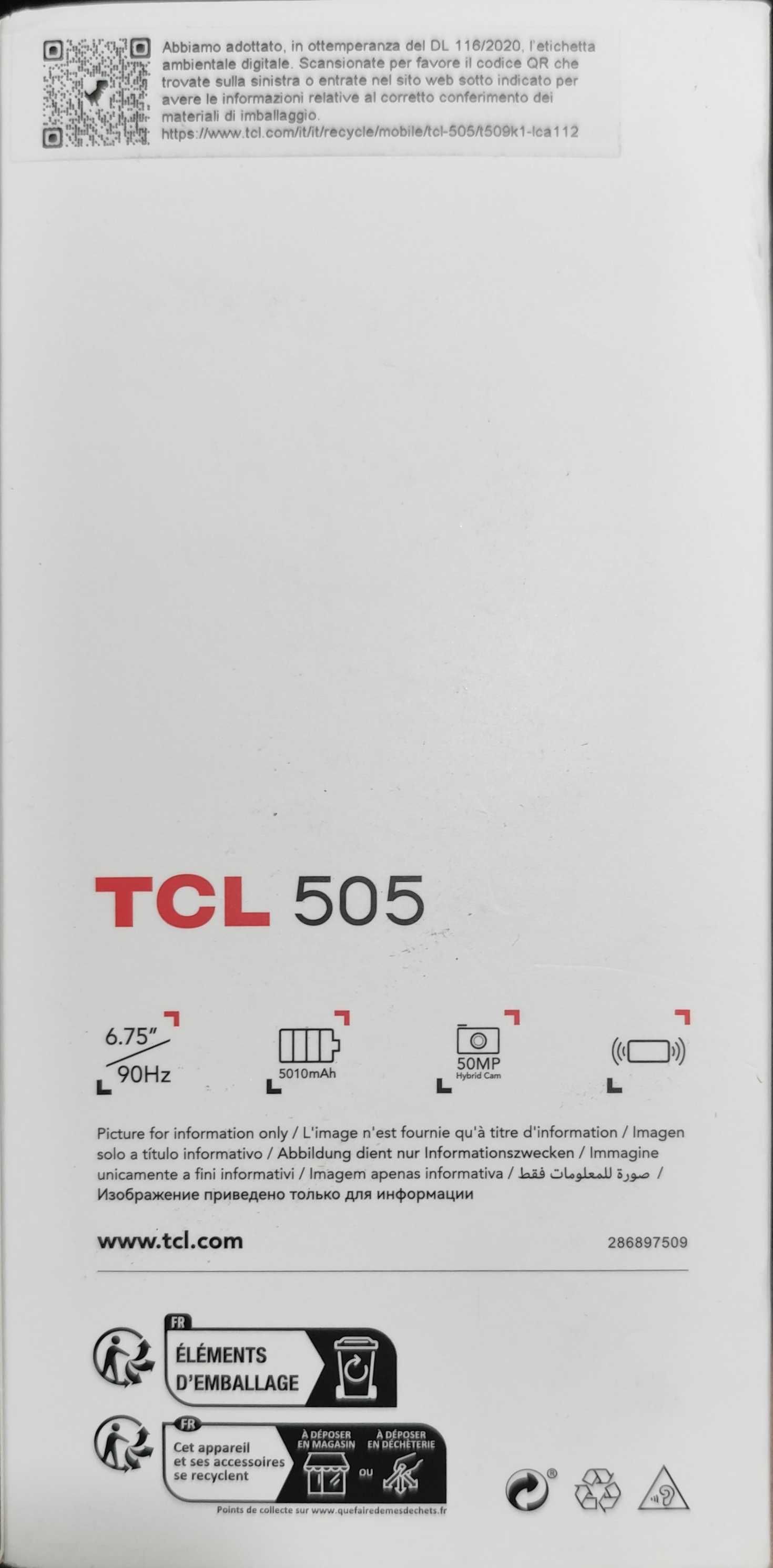 TCL - 505 Space Grey