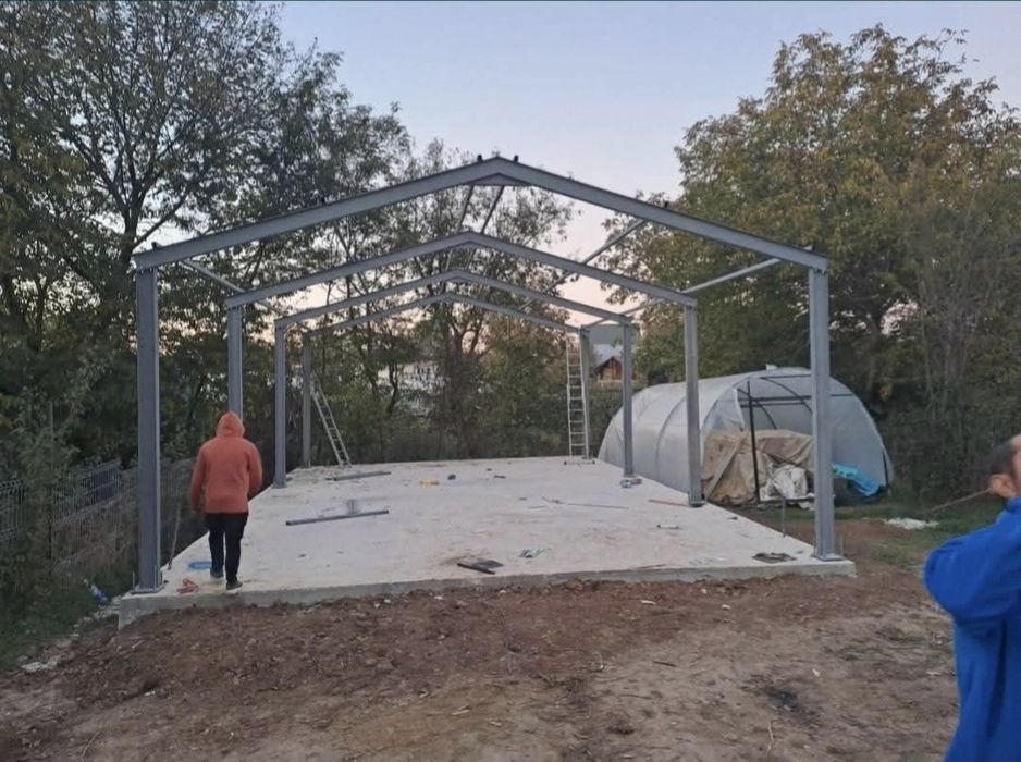 Vand structura metalica 6x12x3m 8x15x4m 10x15x4m 10x20x4m