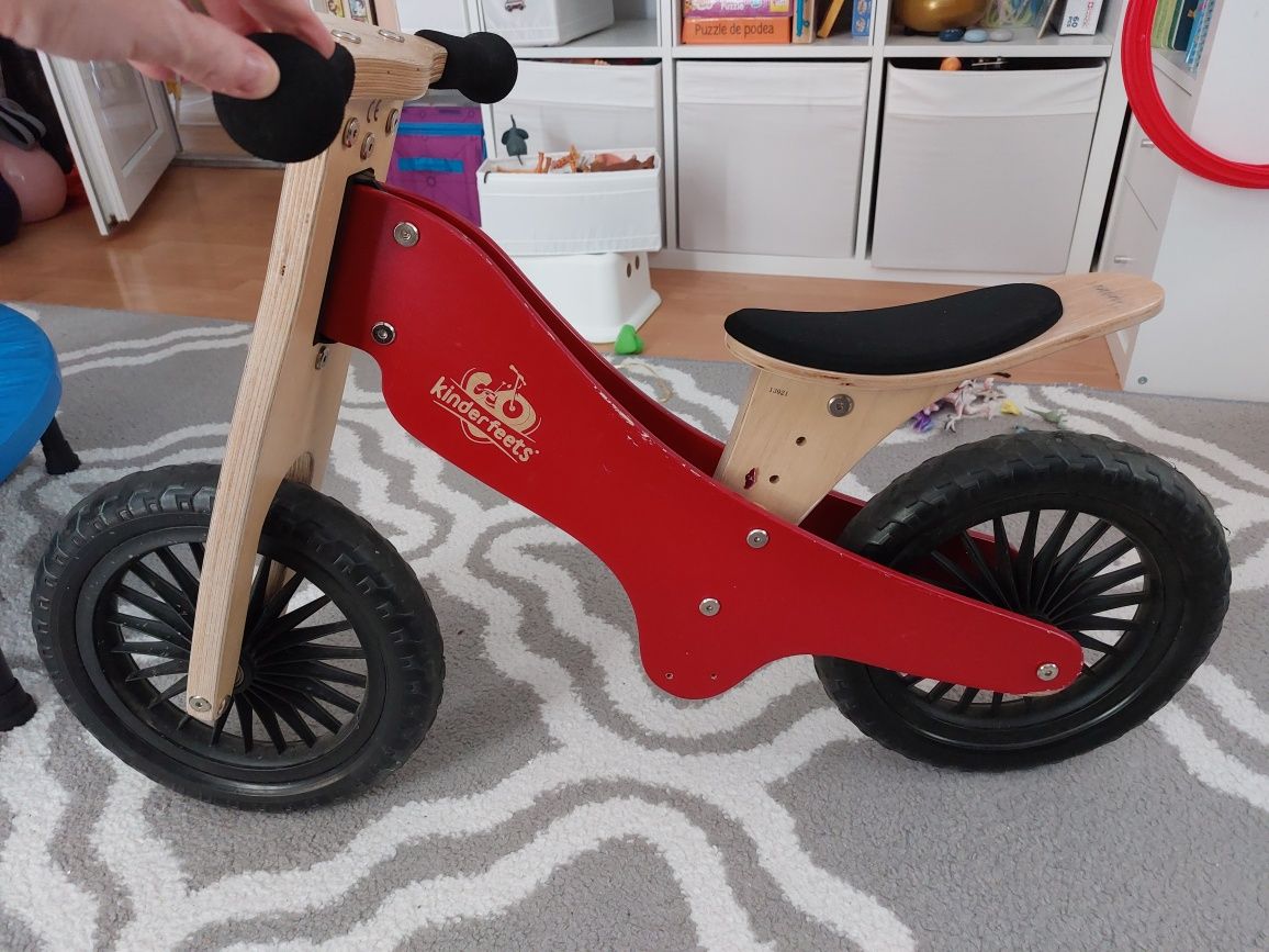 Bicicleta de echilibru lemn - Kinderfeets 2ani+