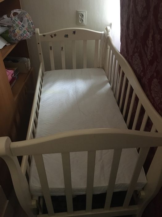 Манеж детская кровать с ортопедическим матрасом