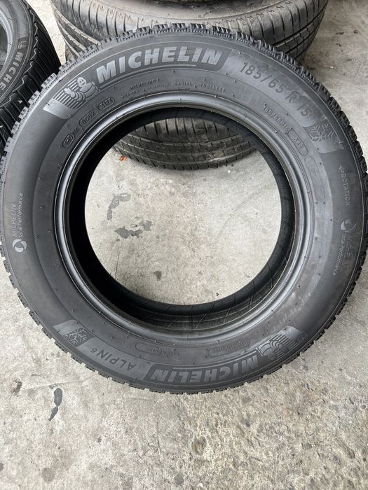 4 anvelope de iarna 185/65/15 Michelin 7.6 mm!