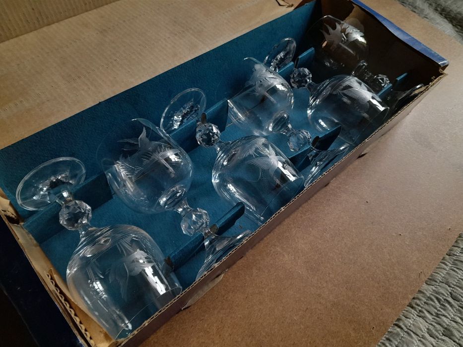 Бокалы из чешского хрусталя CLAUDIA (серия «Фазан»)