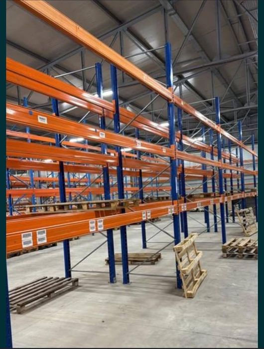 Rafturi metalice pentru depozitarea euro paleți 73x666