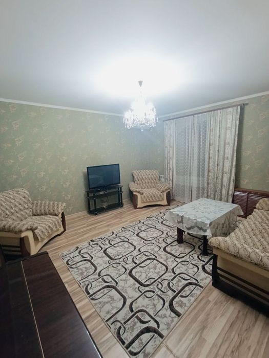 Аренда 3 комнатной квартиры Метро Ойбек |1-этаж|Огород|