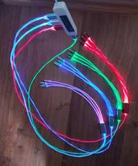 Cablu incarcare telefon  iluminat