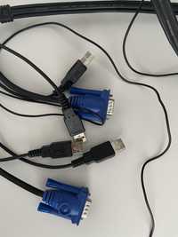 Switch KVM Aten CS22U, 2 porturi, USB, 0.9m