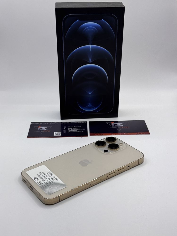 Magazin vinde iphone 13 pro gold 128gb 100% garantie