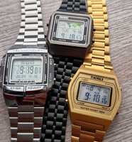 Ceas digital,electronic,retro,alarm,chrono,iluminator,Casio,Set 3