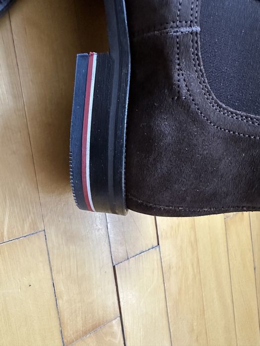 Ghete Chelsea Tommy Hilfiger noi in cutie