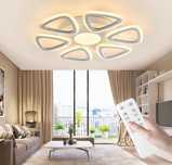 LED Таванна Лампа 54 см, 3000LM, 3000-6500K, 25-30 кв.м  Дистанционно