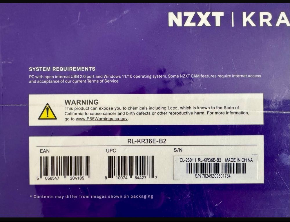 Cooler CPU NZXT Kraken Elite 360 RGB AMD/Intel,Controler ARGB Nou