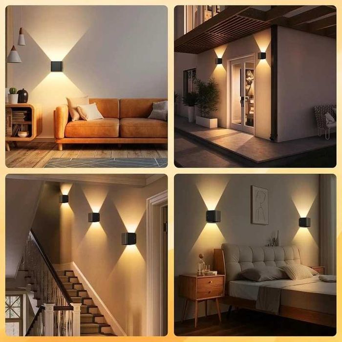 2 buc Lampa cu senzor de miscare LED interior exterior