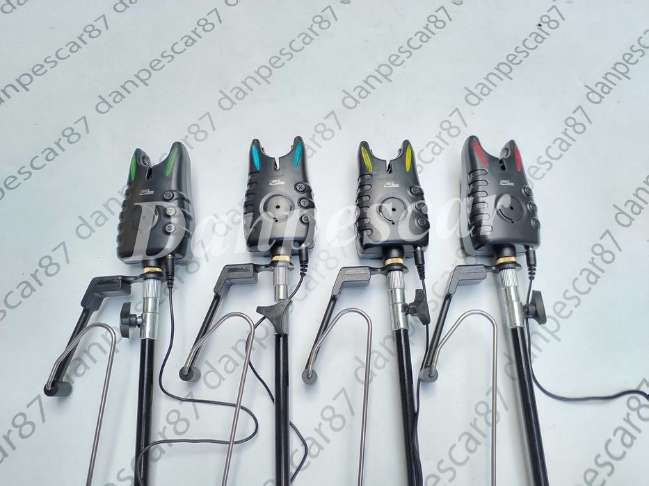 SET 4 Avertizori FL JY56 CU 4 Swingeer MKM2 cu iluminare si 8 Tije