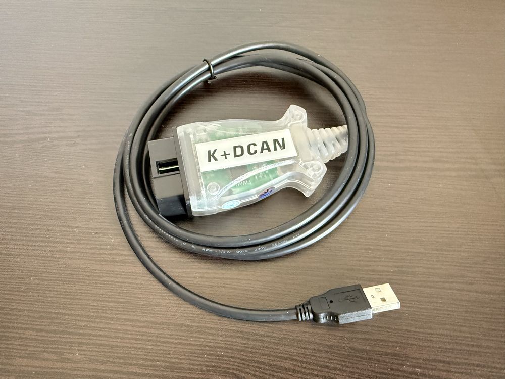 Кабел за дигностика на BMW K+DCAN съвместим с INPA
