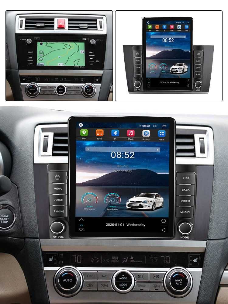 Navigatie Subaru Legacy Outback 2015-2018,Tesla,Android 13 2+32 GB