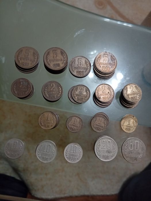 Монети 1ст.,2ст.и5ст. 1988г.