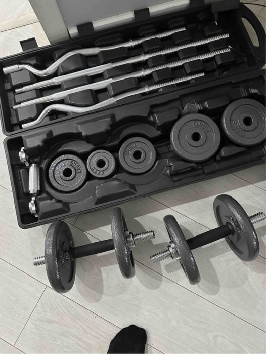 Разборные гантели, штанги 55 кг