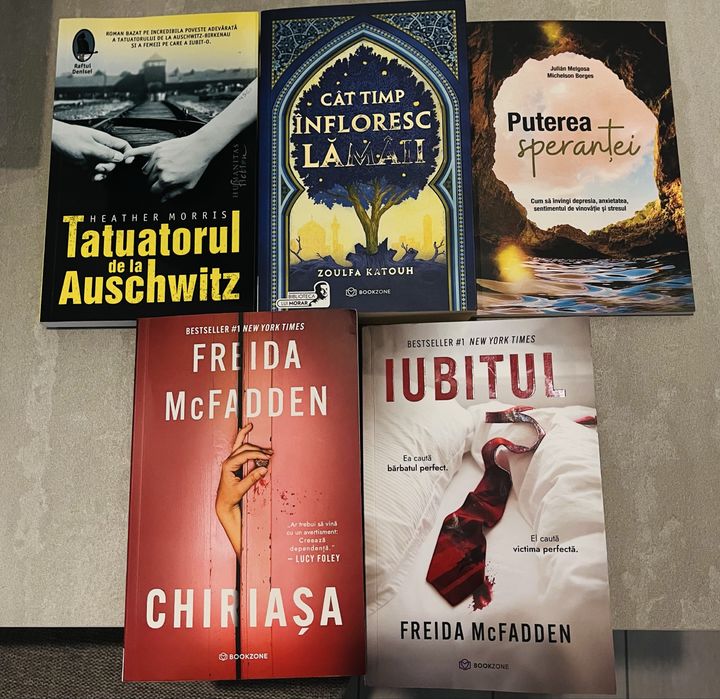 Pachet 5 cărți bestseller – stare foarte bună