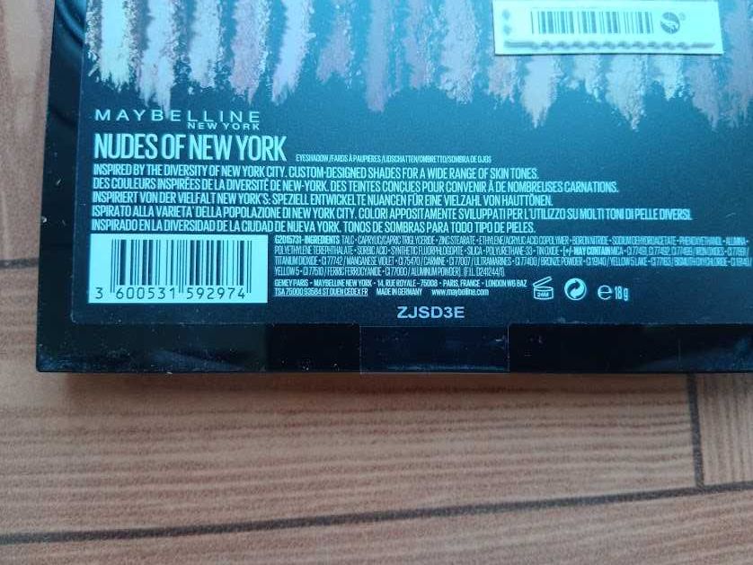 Paleta Maybelline Nudey of New York 010