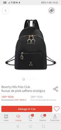 Rucsac de piele.. Este nou