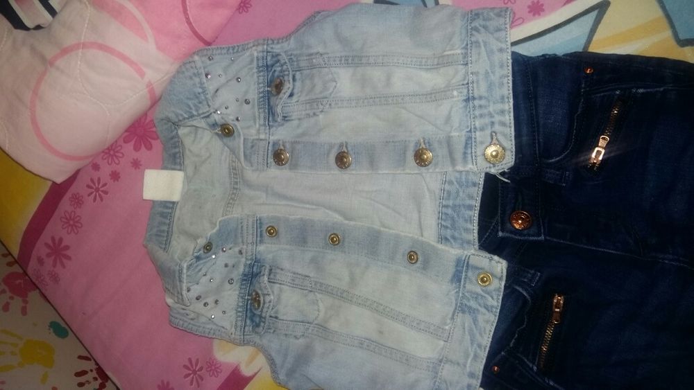 Лот от дънки и елече