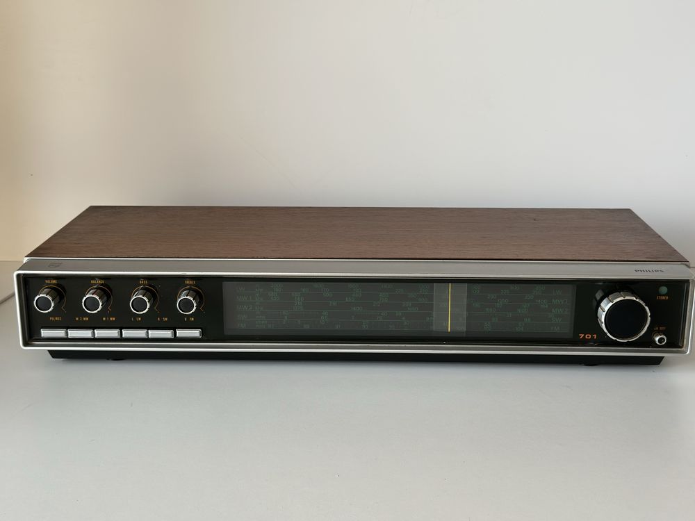 Rar Philips Radio Si Boxe Onkyo Tuner FM AM 701 Vintage Retro Audio