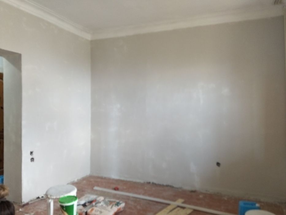 Обой левкас покраска